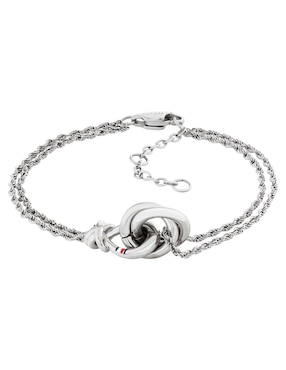 Pulsera Tommy Hilfiger Nautical Knot con acabado brillante