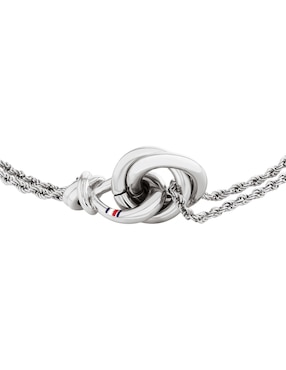 Pulsera Tommy Hilfiger Nautical Knot con acabado brillante