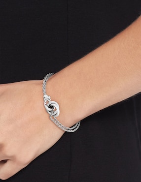 Pulsera Tommy Hilfiger Nautical Knot con acabado brillante