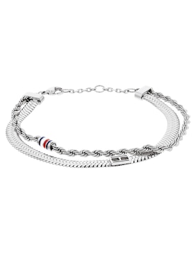 Pulsera Tommy Hilfiger Layered con acabado brillante