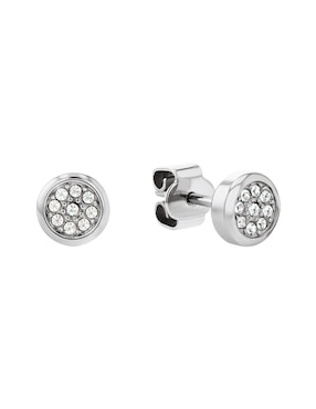 Set de aretes Tommy Hilfiger con acabado brillante cristal