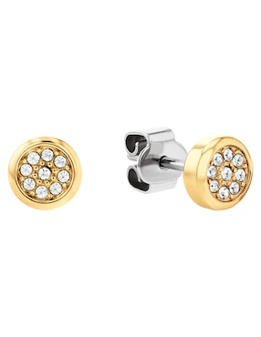 Set de aretes Tommy Hilfiger con acabado brillante cristal