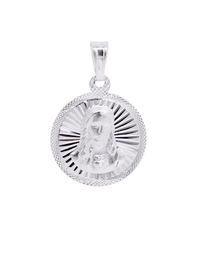 Dije redondo Boscaini sin colección jesucristo de plata P 925