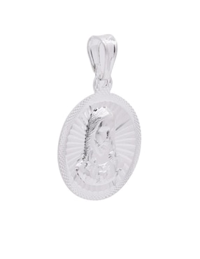Dije redondo Boscaini sin colección jesucristo de plata P 925
