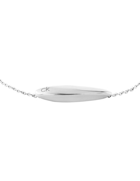 Brazalete Calvin Klein Sculpted con acabado brillante