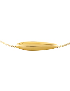 Pulsera Calvin Klein Sculpted con acabado brillante