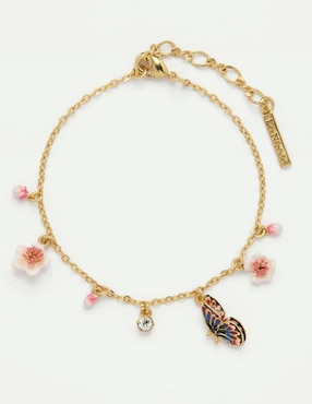 Pulsera Les Néréides Hanami con acabado baño de oro