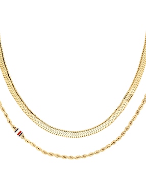 Collar de varios hilos Tommy Hilfiger Layered