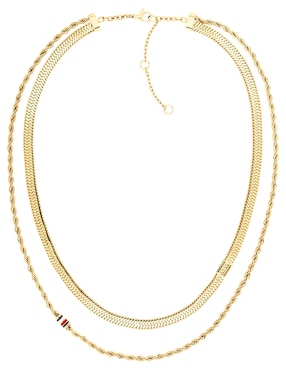 Collar de varios hilos Tommy Hilfiger Layered