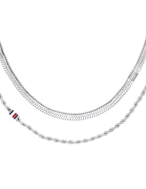 Collar de varios hilos Tommy Hilfiger Layered