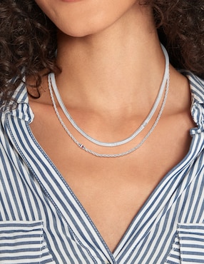 Collar de varios hilos Tommy Hilfiger Layered