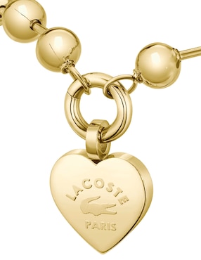 Pulsera Lacoste Love My Croc con acabado brillante