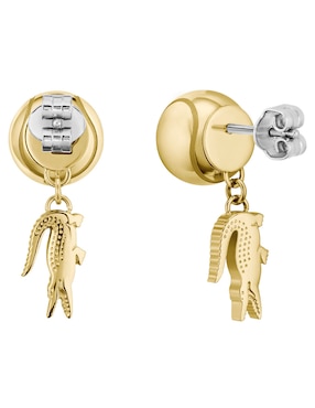 Aretes cortos Lacoste Matchpoint con acabado brillante