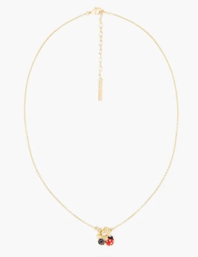 Collar de flor Les Néréides Lady Pearl de baño de oro 18 K