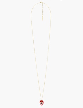 Collar de flor Les Néréides Mil Pensamientos de baño de oro