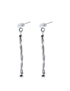 Aretes de círculo Bijoux Fp de plata P 925 con acabado pulido