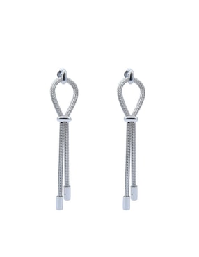 Aretes largos Bijoux Fp de plata P925