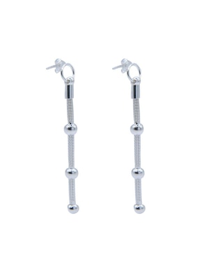 Aretes de círculo Bijoux Fp de plata P 925 con acabado pulido