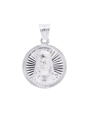 Dije redondo Boscaini sin colección jesucristo de plata P 925