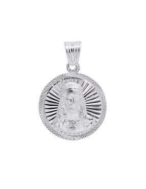 Dije redondo Boscaini sin colección jesucristo de plata P 925