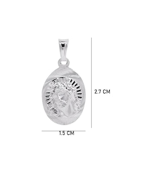 Dije ovalada Boscaini sin colección jesucristo de plata P 925