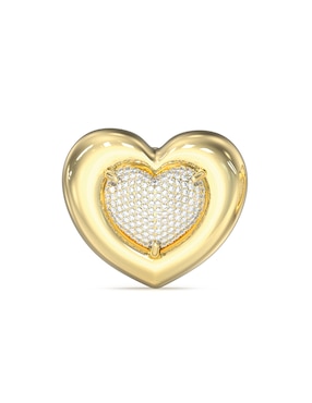 Aretes cortos de corazón Guess Love con acabado Pavé Circonita