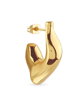 Aretes cortos de forma redonda  Guess Berbera con acabado brillante