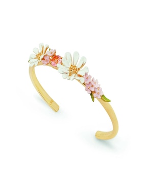Brazalete Les Néréides Spring Ball con acabado baño de oro