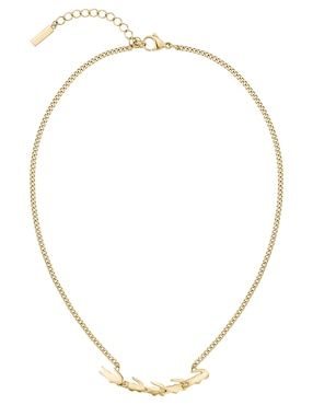 Collar entrelazado Lacoste Crocodile