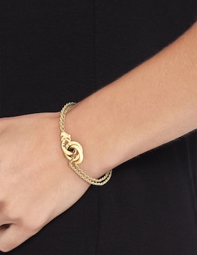 Pulsera Tommy Hilfiger Nautical Knot con acabado brillante