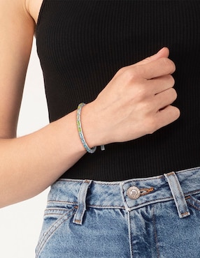 Brazalete Lacoste Duchess con acabado brillante