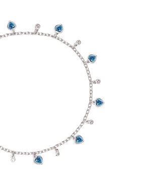 Pulsera Mossimo zirconia con acabado baño rodio