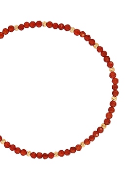 Pulsera Westies de plata P925 Piedra Natural con acabado pulido