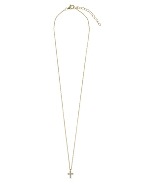 Collar con dije de cruz Artre de plata P 925