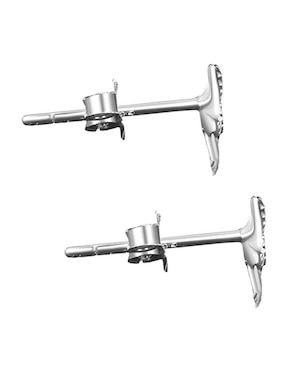 Broqueles de libélula Ame Jewelry Glam Pop de plata P925 con acabado baño rodio turquesa