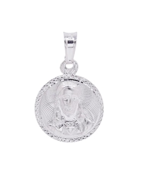 Dije circular Boscaini sin colección jesucristo de plata P 925