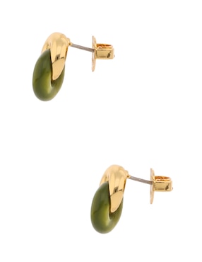 Broqueles Kate Spade con acabado brillante
