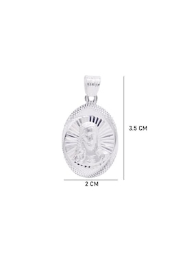 Dije ovalada Boscaini sin colección jesucristo de plata P 925