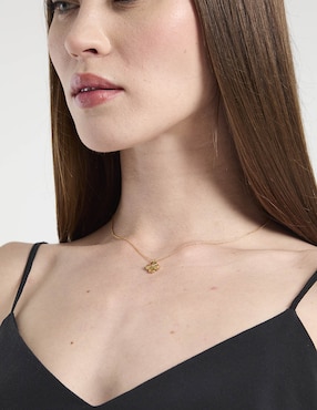 Collar con dije de flor Kate Spade