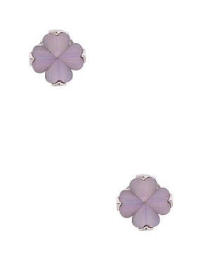 Broqueles de flor Kate Spade con acabado pulido