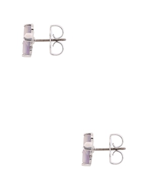 Broqueles de flor Kate Spade con acabado pulido
