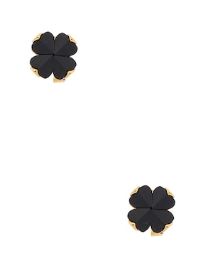 Broqueles de flor Kate Spade con acabado brillante