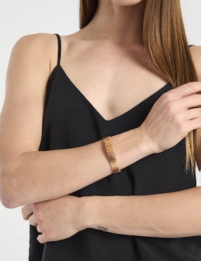 Brazalete Kate Spade con zirconia cúbica acabado pulido