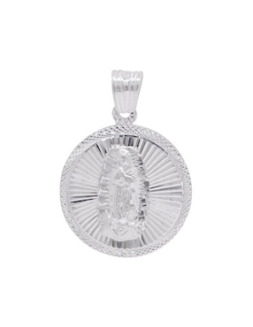 Dije redondo Boscaini sin colección jesucristo de plata P 925