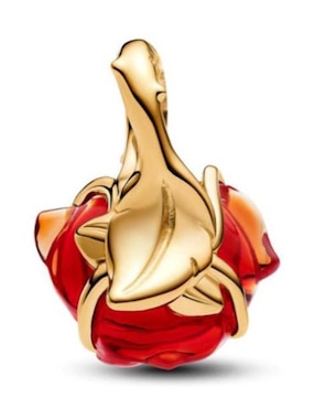 Charm de flor Pandora disney la bella y la bestia de plata P 925