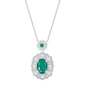 Collar ovalado Gladkova Joyería de plata P 925