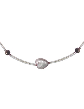 Collar de corazón Sofia Blum 14 K