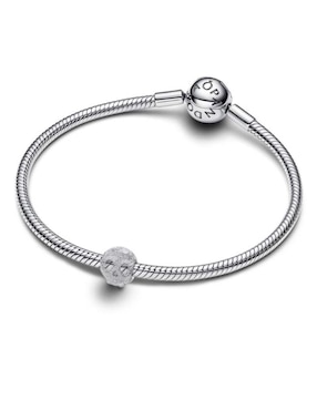 Charm de calavera Pandora moments de plata P 925