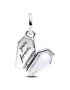 Charm de ataúd Pandora moments halloween de plata P 925 zirconia cúbica