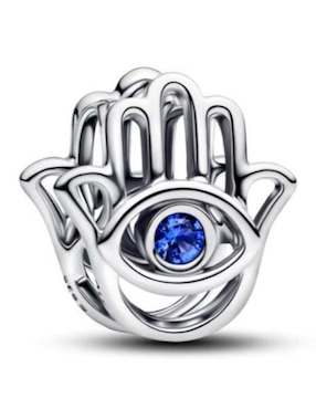 Charm de mano de fátima Pandora moments de plata P 925 cristal